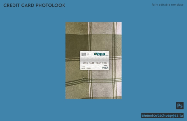 Cuba Popular Savings Bank BPA Bank Visa Debitkarte Fotoansicht Beispielvorschau